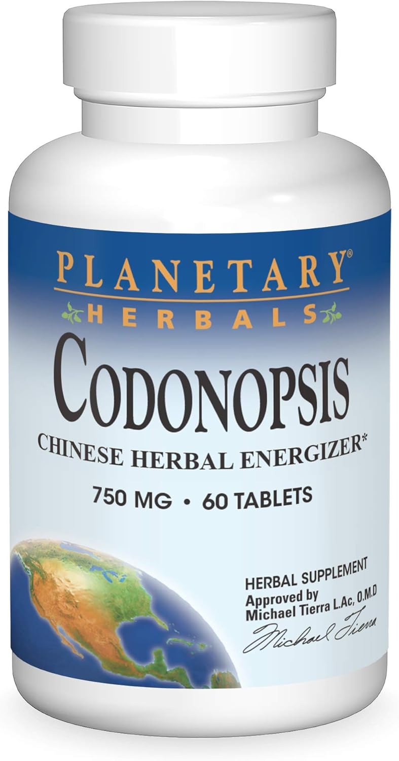 750 mg Codonopsis Tablets by Planetary Herbals - 60 Count