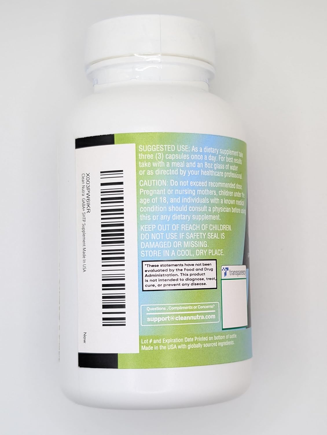 750mg GABA, 200mg 5-HTP, 500mg L-Tryptophan, 200mg L-Theanine, Ashwagandha, SAM-e, L-Glycine - Mood Support Vitamins for Women and Men with L-Tyrosine - 90 Count