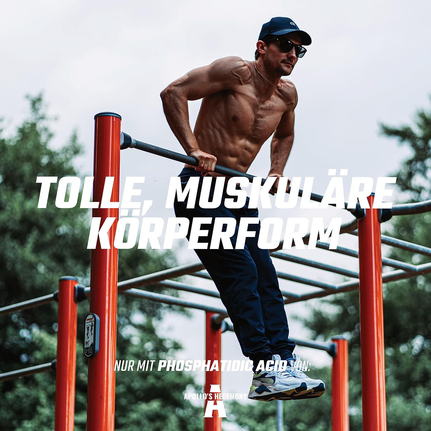 750mg Phosphatidic Acid - Vegan Capsules for Muscle Development - 1 Month Supply - Anabolic Support Supplement by APOLLO'S HEGEMONY