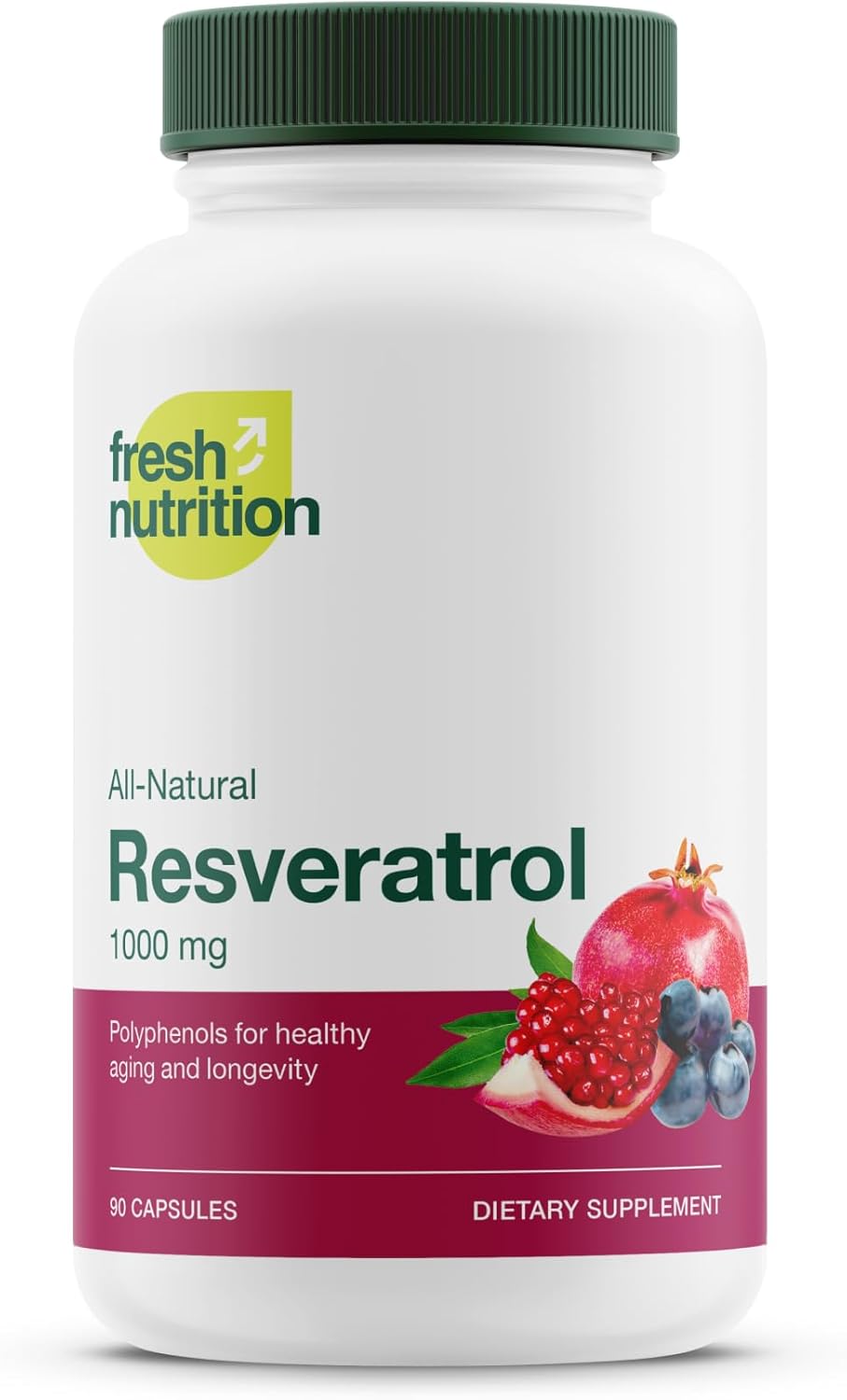 750mg Trans-resveratrol Supplement for Enhanced Nutrition - Natural, Vegan, and Non-GMO Polyphenols - 90 Capsules of Pure Potency
