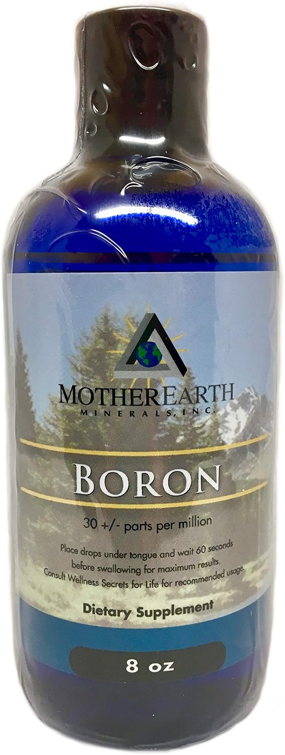 8 oz Angstrom Boron Mineral Supplement - Pure Liquid Trace Minerals