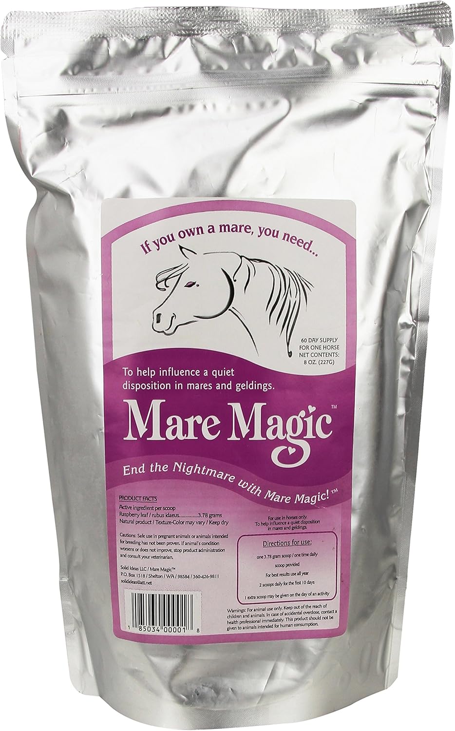 8 oz Calming Supplements for Anxiety and Stress Relief - Natural Formula with Herbs and Vitamins