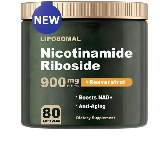 80 Capsules Nutragole Liposomal Nicotinamide Riboside 900mg NAD+ NMN Resveratrol Quercetin Skin Energy Focus Anti-Aging Supplement