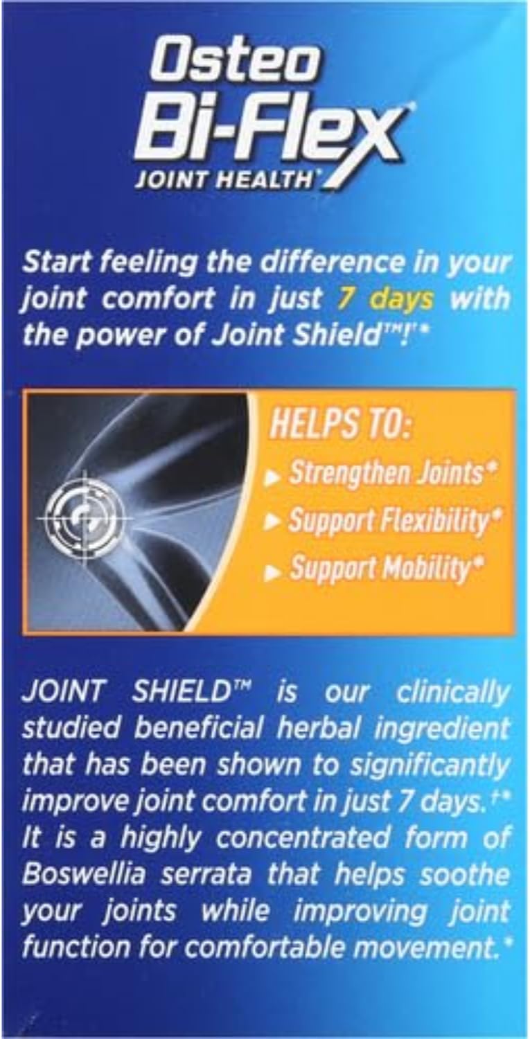 80 Count Osteo Bi-Flex Triple Strength Joint Health Supplement with Glucosamine Chondroitin and Vitamin C