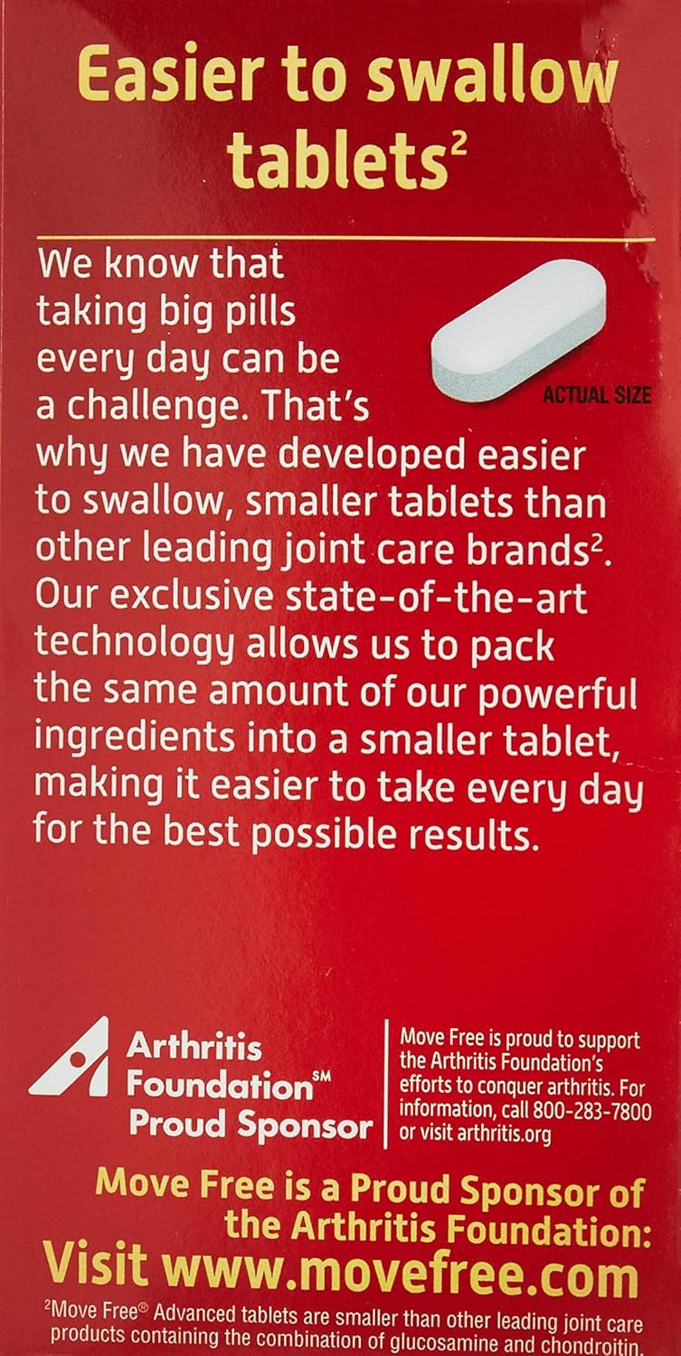 80 Count Schiff Move Free Advanced Joint Health Supplement with Glucosamine and Chondroitin