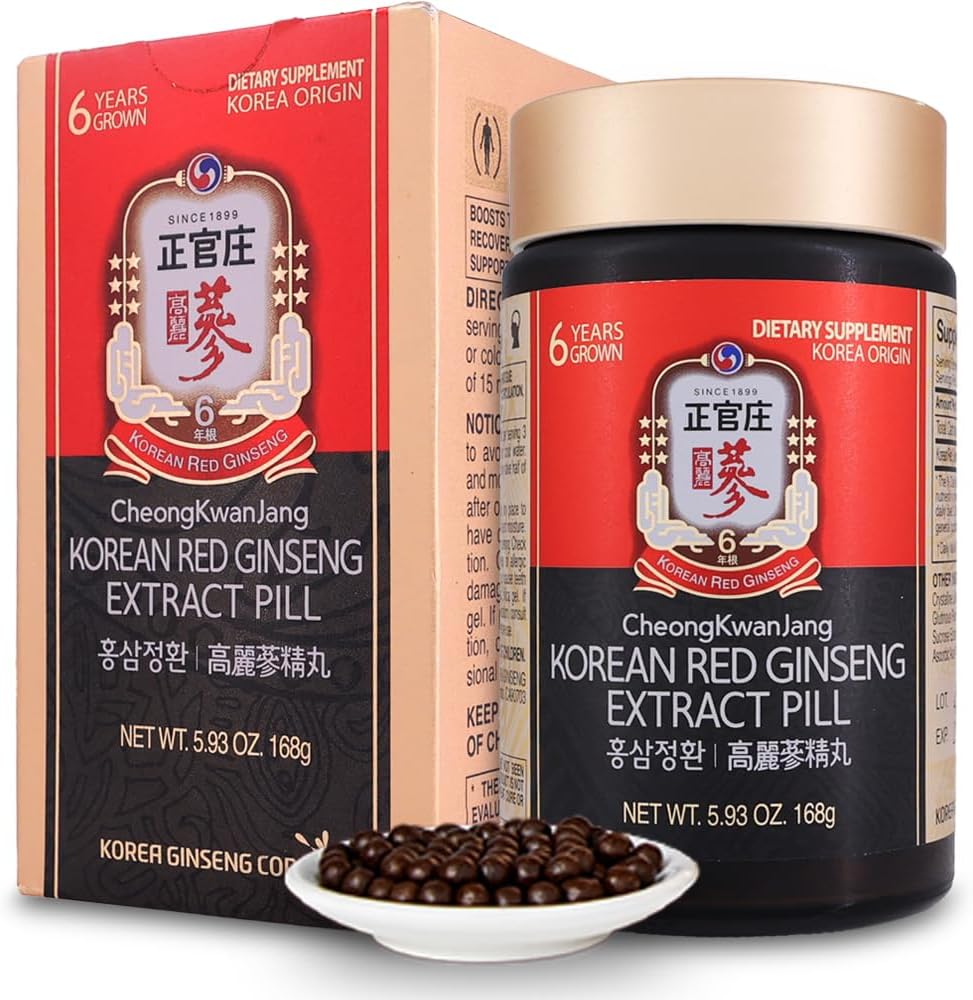 800 Pills CheongKwanJang Korean Panax Red Ginseng Extract - Natural Energy Supplements for Men & Women