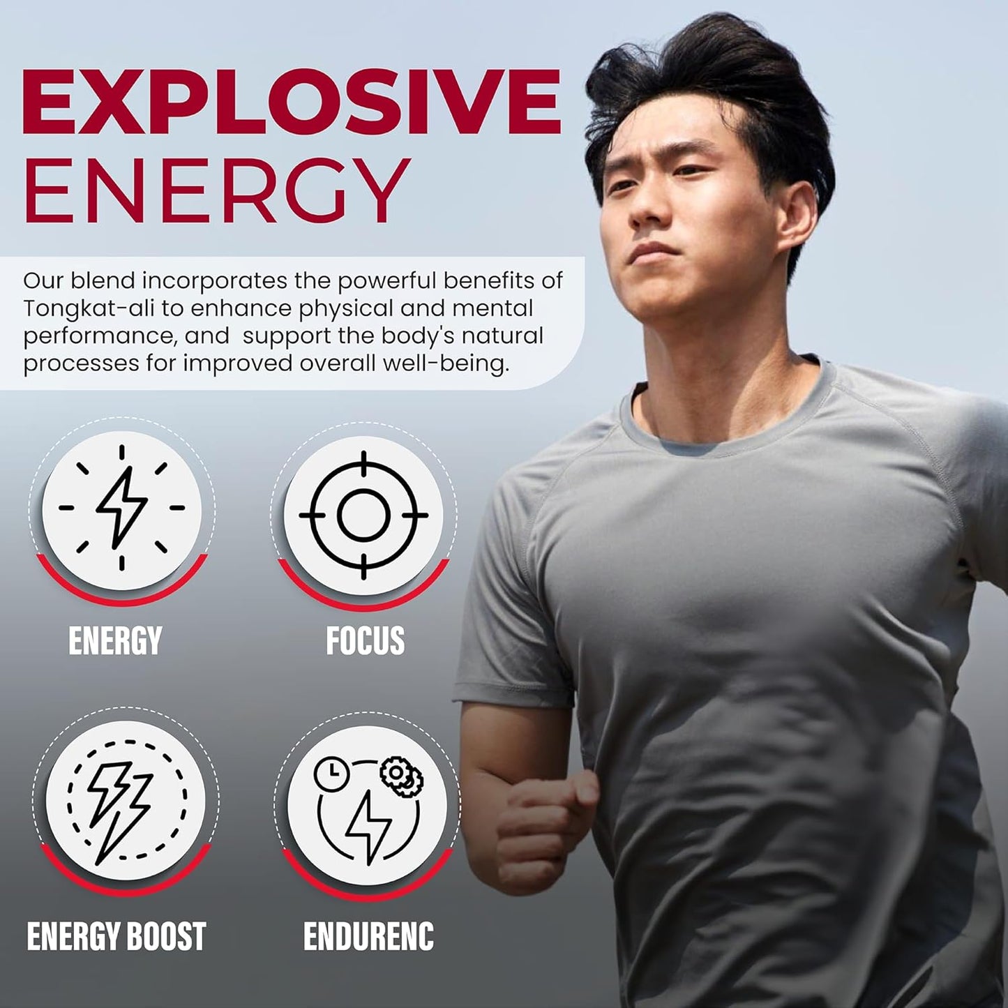 8,000mg Turkesterone & 80,000mg Tongkat Ali Supplement for Endurance, Stamina, Muscle Growth | 100% Pure 60 Capsules