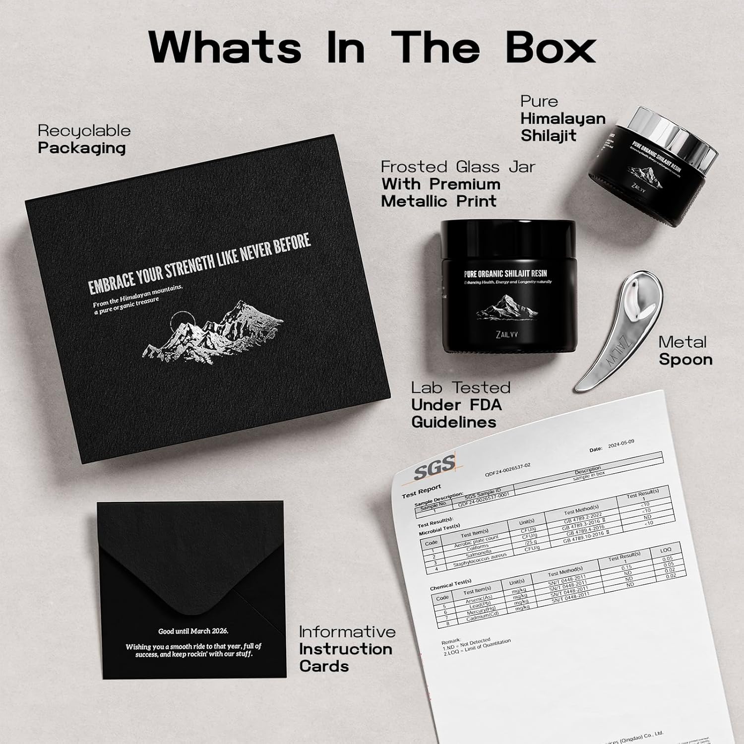 80g Pure Himalayan Organic Shilajit Resin Supplement with Fulvic Acid & Trace Minerals for Energy Booster