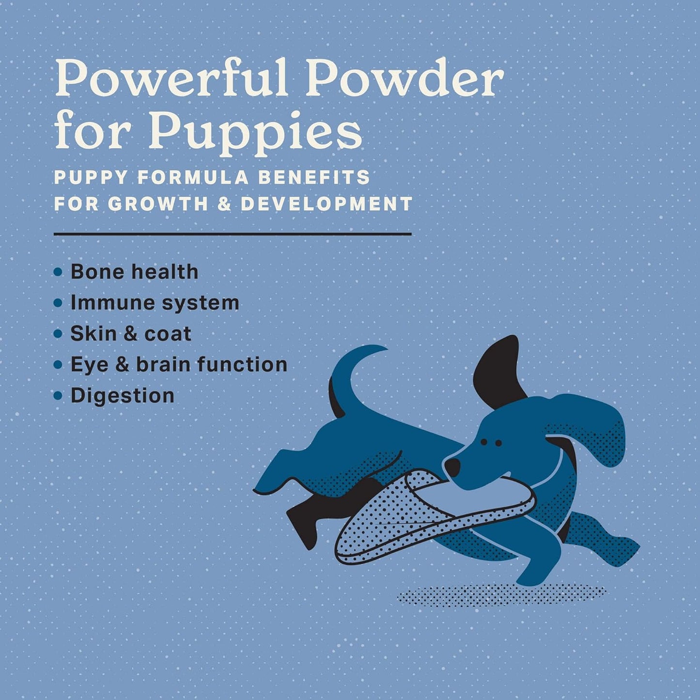 8oz Missing Link Puppy Superfood Supplement Powder for Growth, Immunity, Digestion, Bones, Skin & Coat