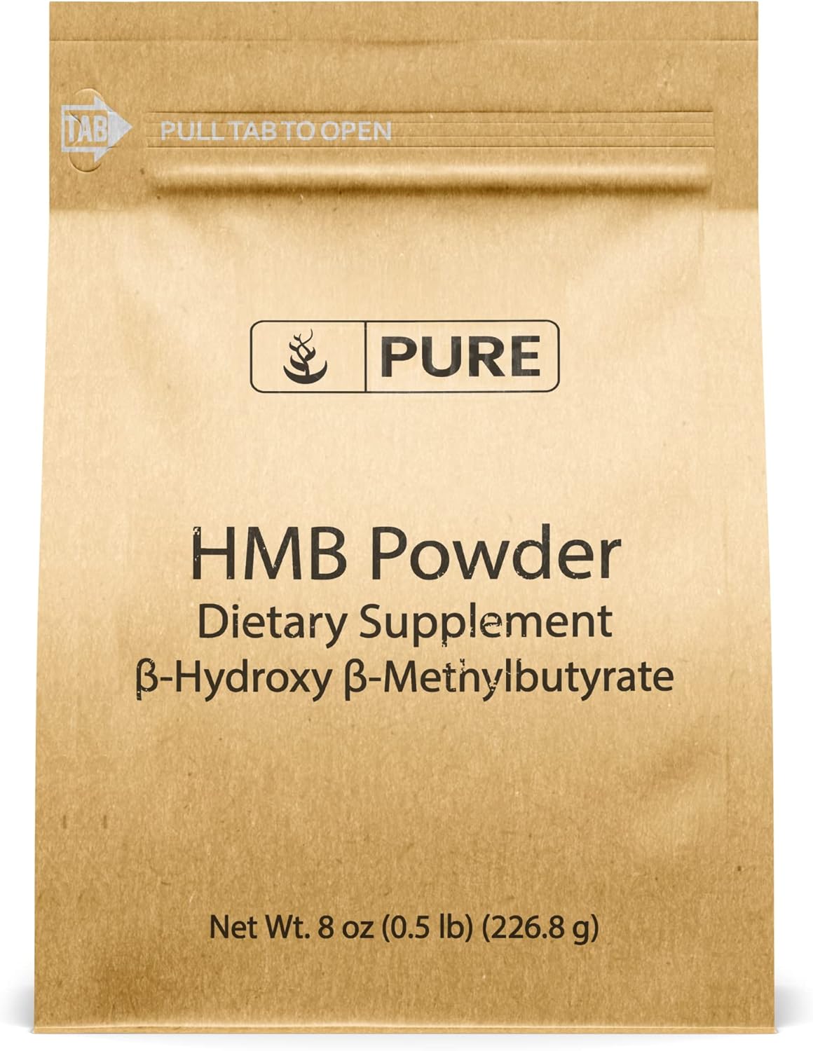 8oz Non-GMO HMB Supplement with Pure Original Ingredients - Gluten-Free & Lab-Verified
