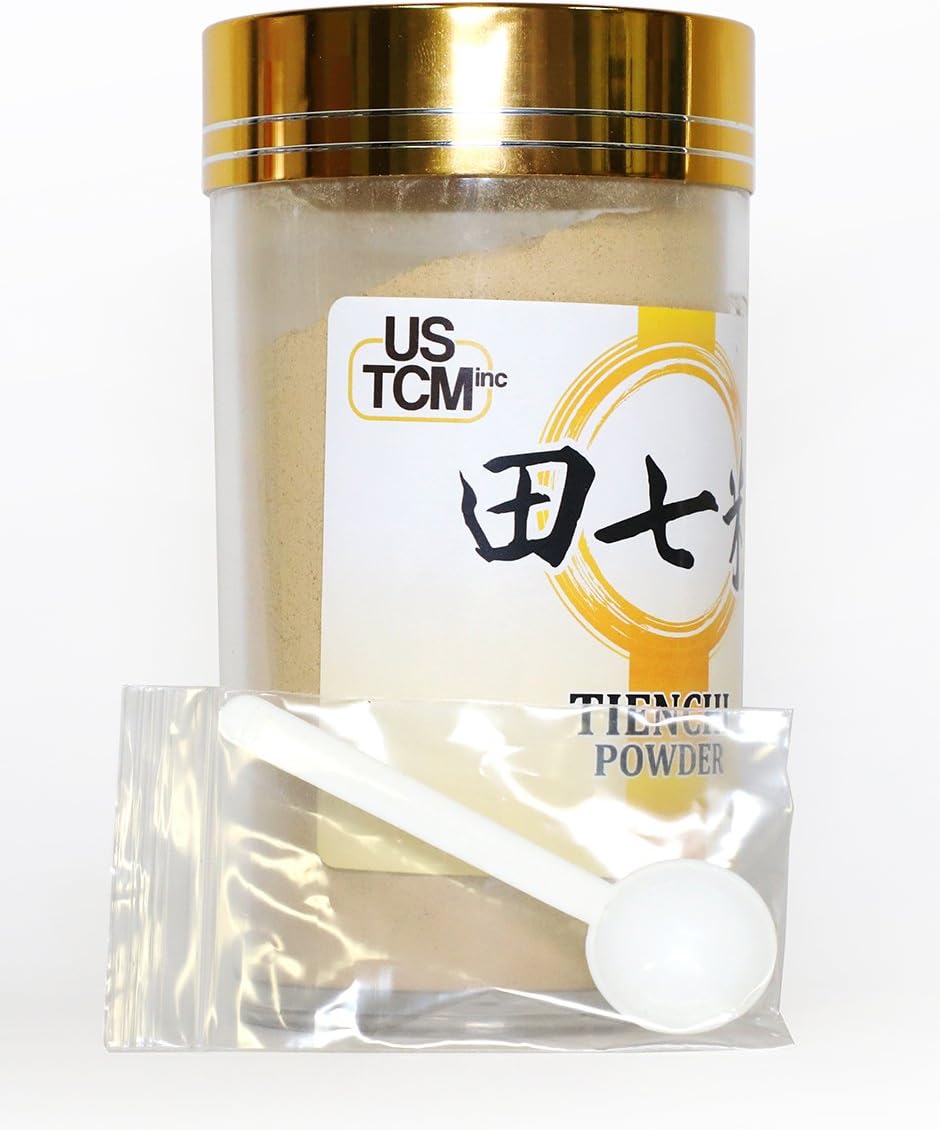 8oz USTCM Pure Tienchi Powder - Pseudoginseng Notoginseng Sanqi Ginseng Powder 120mesh | 田七粉