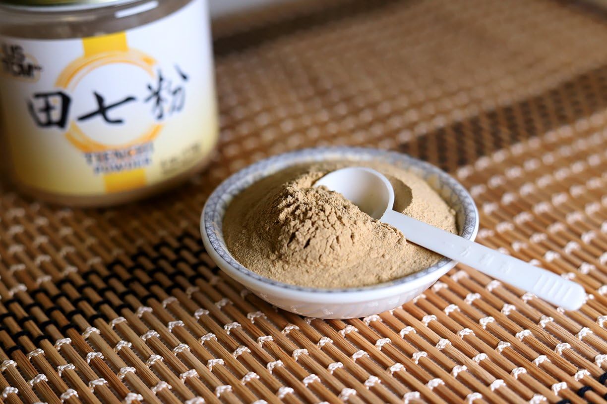 8oz USTCM Pure Tienchi Powder - Pseudoginseng Notoginseng Sanqi Ginseng Powder 120mesh | 田七粉