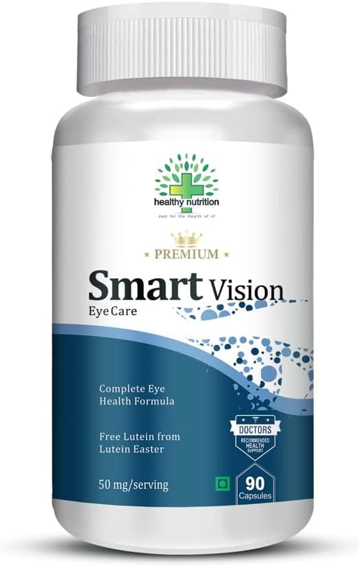 90 Capsules Eye Care Supplement for Vision Improvement, Blue Light Protection, Glare Sensitivity, Digital Eye Strain - Lutein & Zeaxanthin Formula