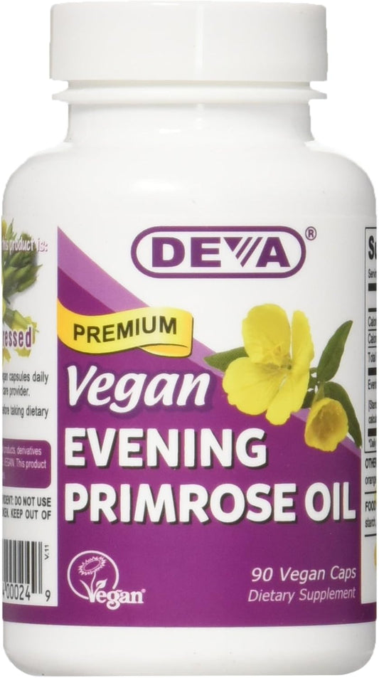 90 Count Deva Vegan Vitamins Evening Primrose Oil Vcap by SUPTMAX