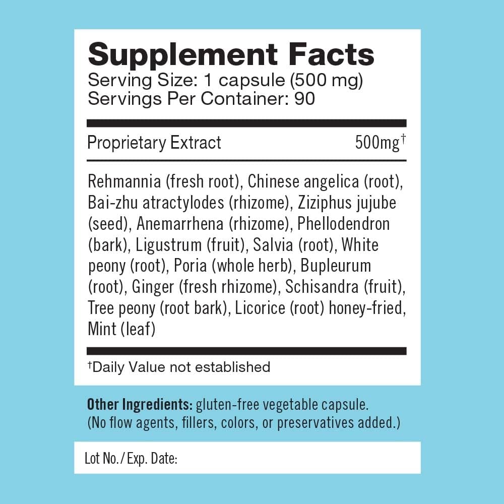 90-Count Herbalogic Flashback Herb Capsules for Menopausal Hot Flashes, Night Sweats, Sleeplessness & Mood Swings