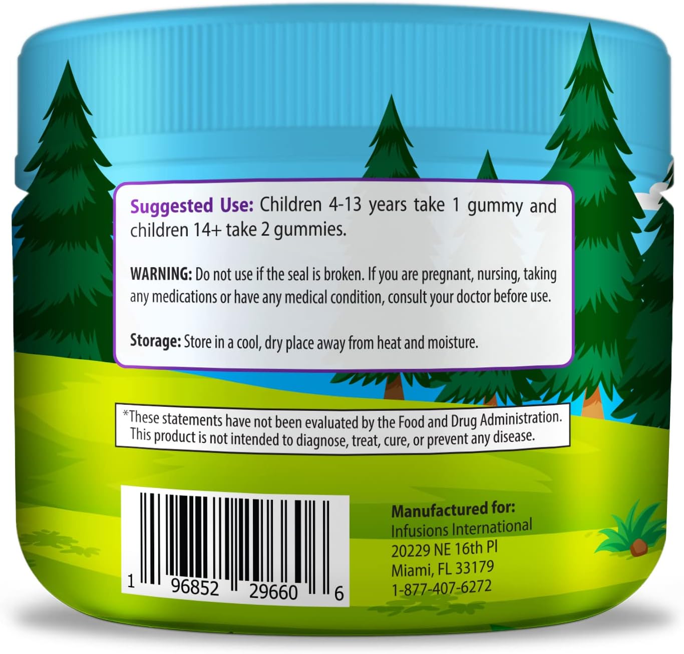 90 Count Kids Antioxidant Blend Super Fruit Gummies - Vegan, Gluten Free, Non-GMO