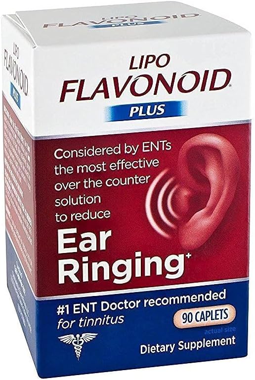 90-Count Lipo-Flavonoid Plus Caplets for Inner Ear Health
