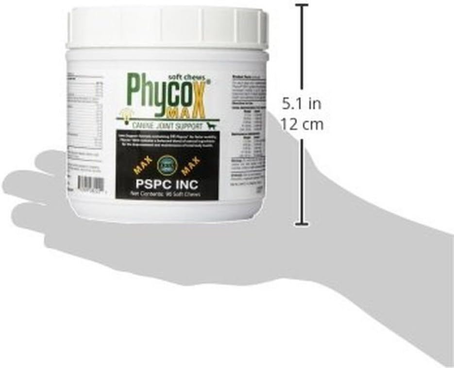 90 Count PSCH Phycox Max Canine Soft Chews - Joint Supplement for Dogs