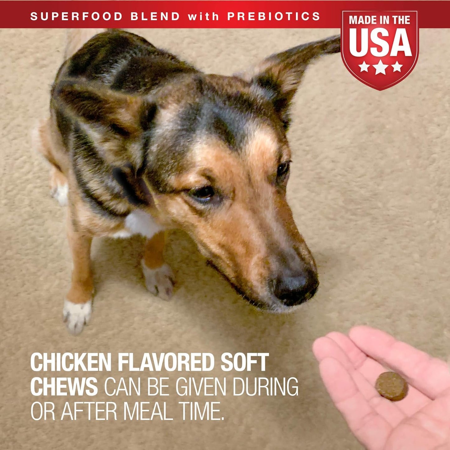 90 Count VetIQ Multivitamin Soft Chews for Dogs - Health Support Supplement