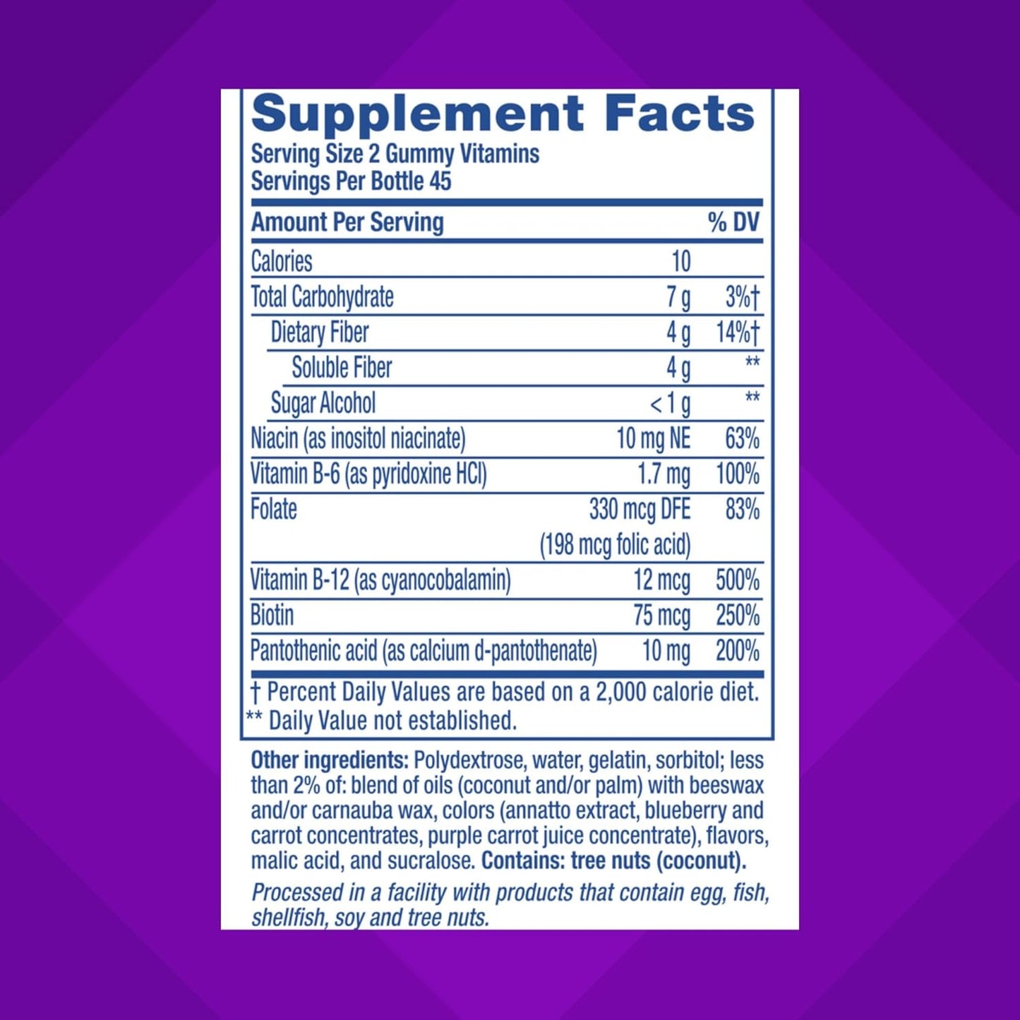 90 Count Vitafusion Fiber Well Fit Gummies Supplement - Packaging Variations