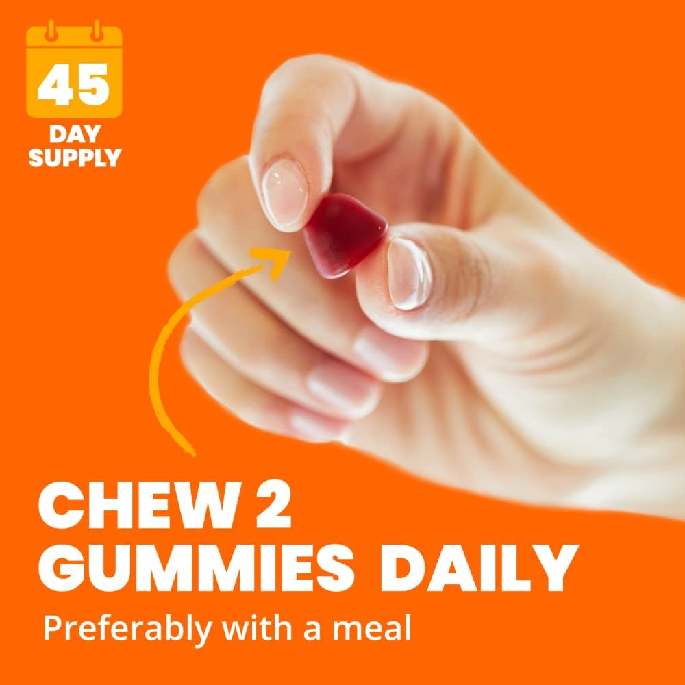 90 Elderberry Flavored Sundown High Potency Zinc Gummies - 30mg for Immune System Support