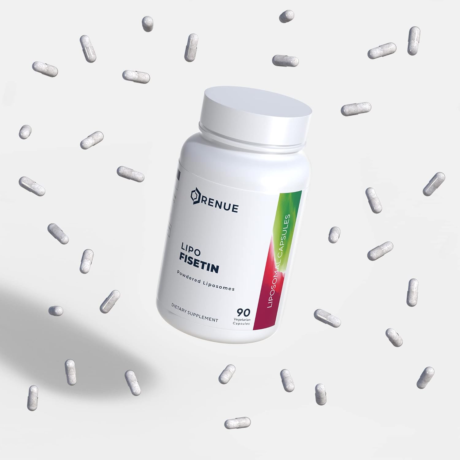 90 Liposomal Fisetin Supplements - 150mg Fisetin per Serving | Senolytic Formula for Enhanced Absorption | Non-GMO USA Made