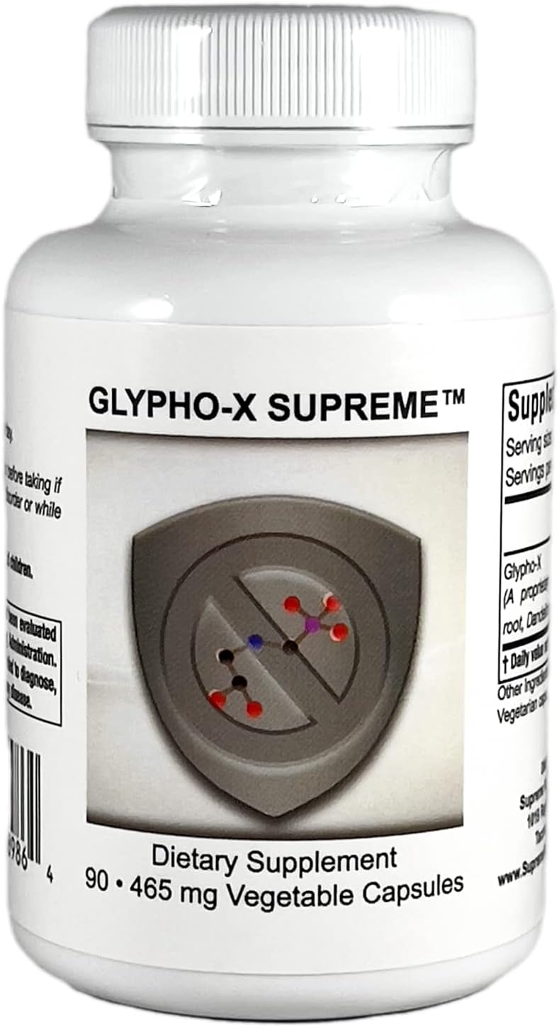 90 Pure Herbal Combination Vegetarian Capsules by Supreme Nutrition - Glypho-X Supreme Formula