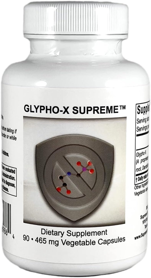 90 Pure Herbal Combination Vegetarian Capsules by Supreme Nutrition - Glypho-X Supreme Formula