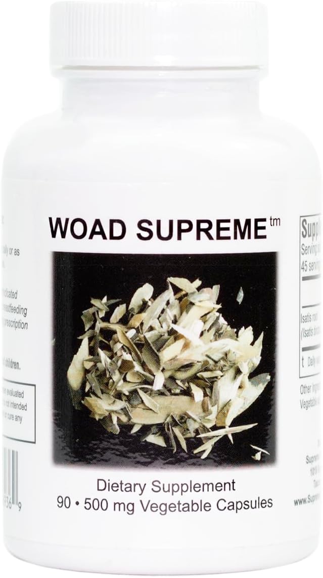 90 Pure Isatis Root Vegetarian Capsules by Supreme Nutrition - Woad Supreme for Superior Nutrition