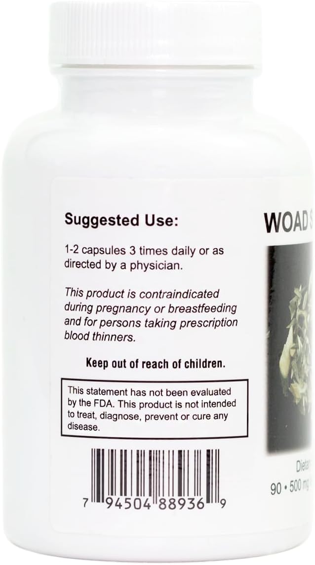 90 Pure Isatis Root Vegetarian Capsules by Supreme Nutrition - Woad Supreme for Superior Nutrition