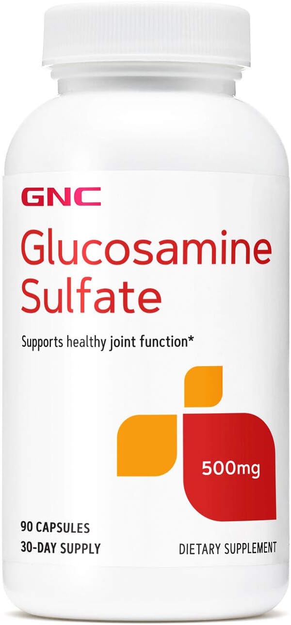 90 Servings of GNC Glucosamine Sulfate 500 mg in 90 Capsules
