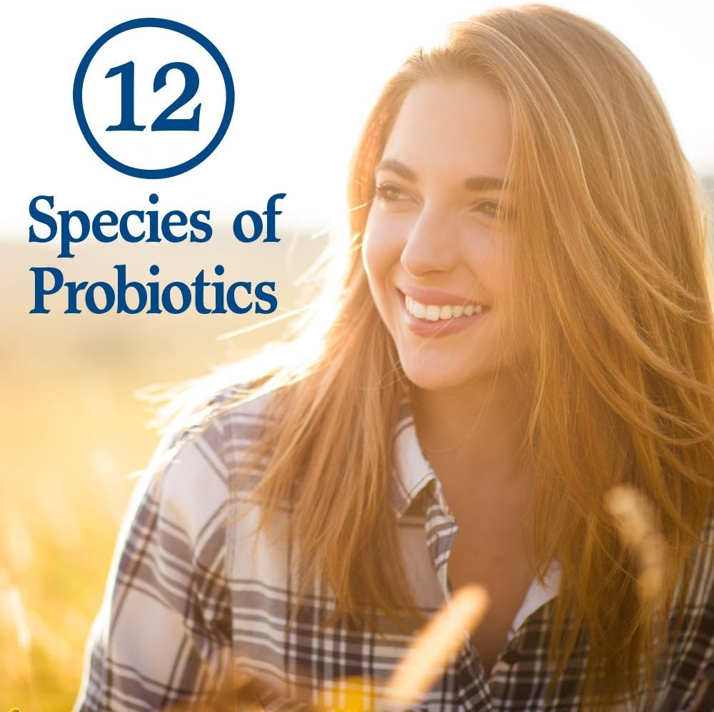 90 Vegetarian Caplets Garden of Life Whole Food Probiotic Supplement for Digestive and Gut Health