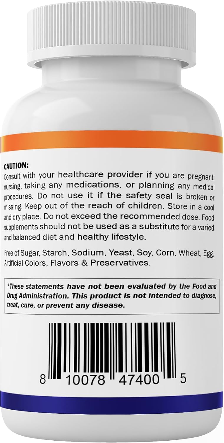 90 Vegetarian Capsules of Vitamatic Magnesium Aspartate with B6 for Enhanced Absorption - Supports Muscle, Joint, and Heart Health - 400mg per Serving