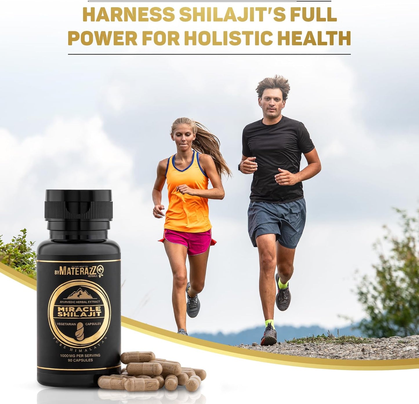 90,000mg Pure Himalayan Shilajit Extract Capsules - Natural Trace Minerals & Fulvic Acid Complex - Immune Support & Wellness for Men and Women