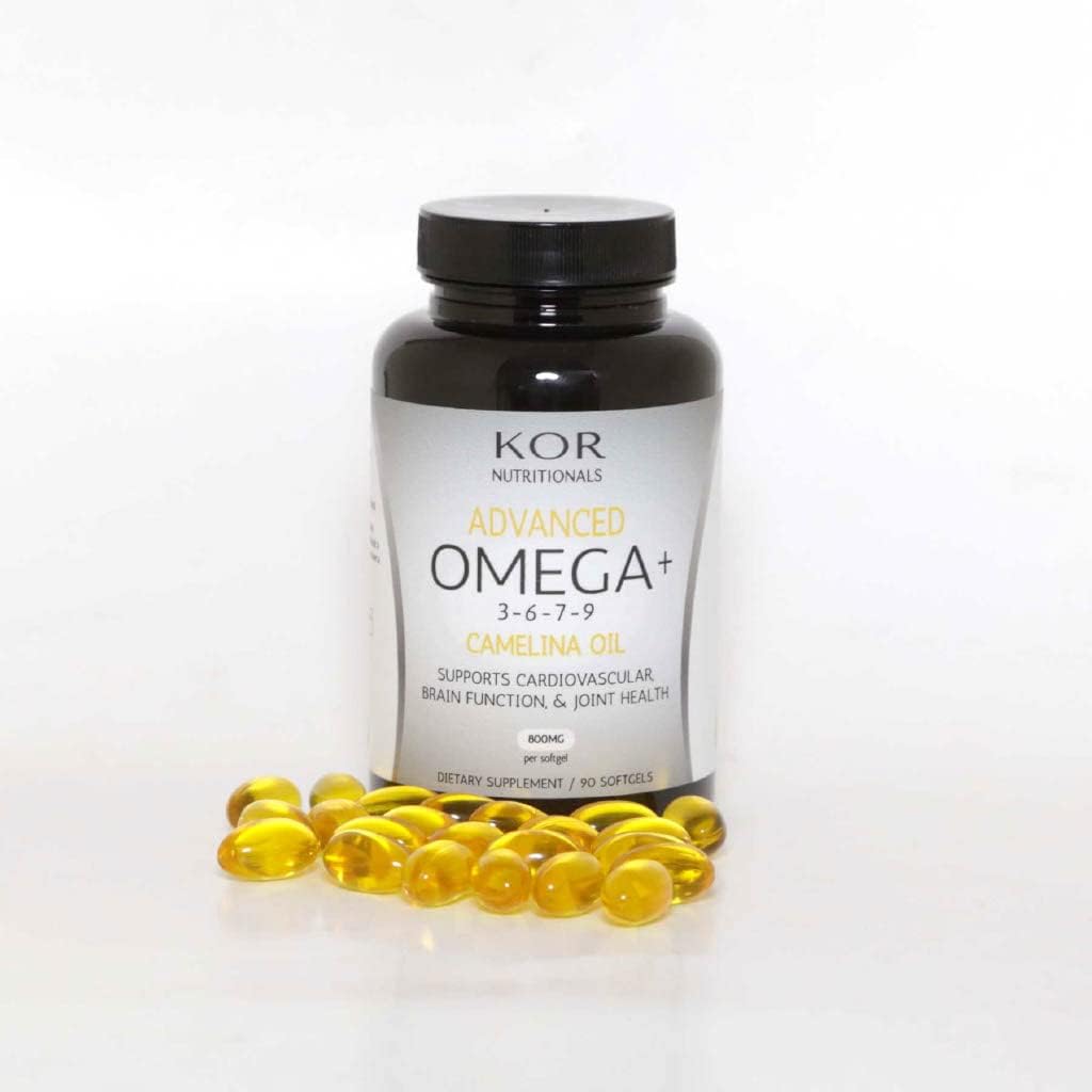 90ct Plant Based Camelina Oil Softgels with Omega 3, 6, 7, 9 for Advanced Nutrition