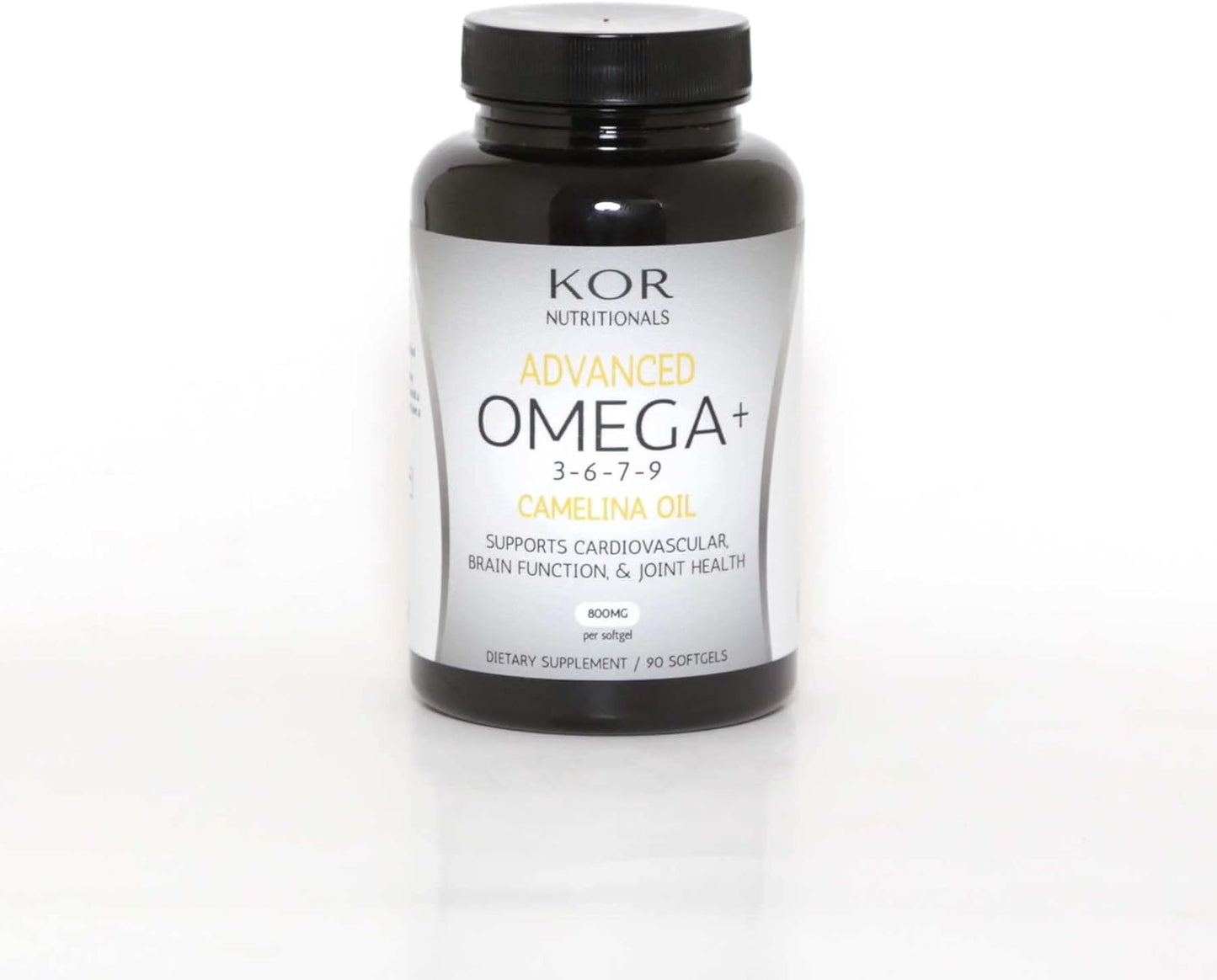 90ct Plant Based Camelina Oil Softgels with Omega 3, 6, 7, 9 for Advanced Nutrition