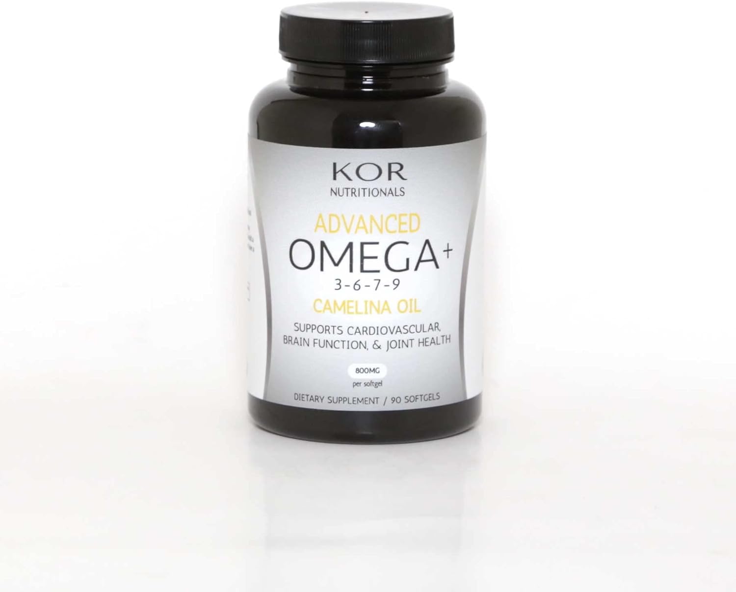 90ct Plant Based Camelina Oil Softgels with Omega 3, 6, 7, 9 for Advanced Nutrition