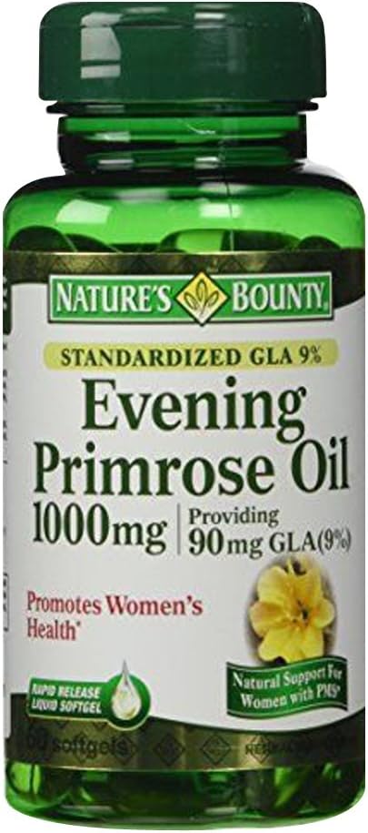 90mg Evening Primrose Oil Softgels - Pack of 180 Capsules