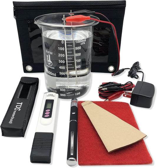 99.99% Pure Wire Colloidal Silver Generator Kit - Simply Add Distilled Water and Jar