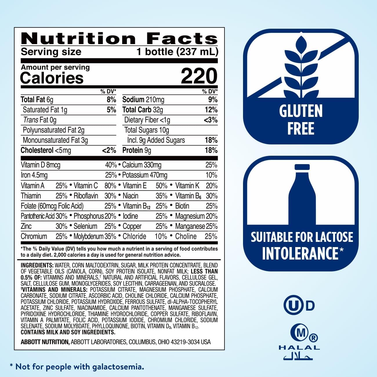 Abbott Ensure Original Vanilla Nutrition Shake 6 Pack - Meal Replacement Shake for Daily Nutrition Boost