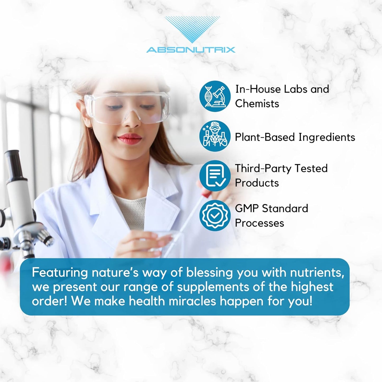 Absonutrix Horse Chestnut Extract 550mg Drops - 4 Oz (200 Servings) - Detox & Circulation Support - Third-Party Tested - USA Made