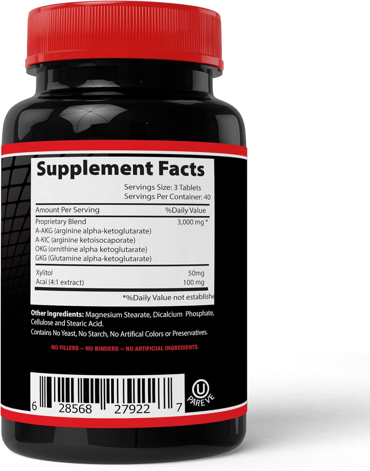 Absonutrix Xtreme Power Formula: Nitric Oxide Blend 120 Tablets - Boost Energy and Performance