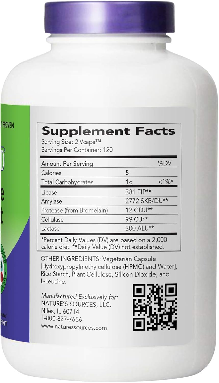AbsorbAid Digestive Enzymes: Enhance Nutrient Absorption with 240 vCaps - Up to 71% Increase