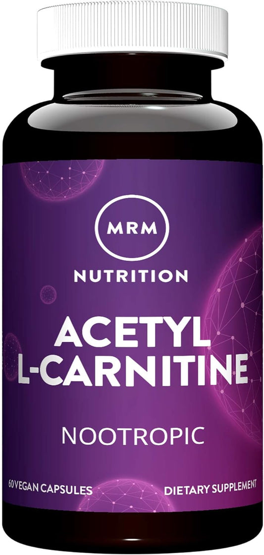Acetyl L-Carnitine Capsules - 500mg Strength - 60 Count - MRM Brand