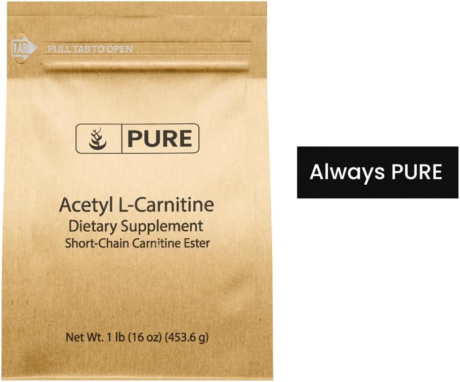 Acetyl L-Carnitine Powder Supplement - Pure ALCAR Amino Acid (1 lb)