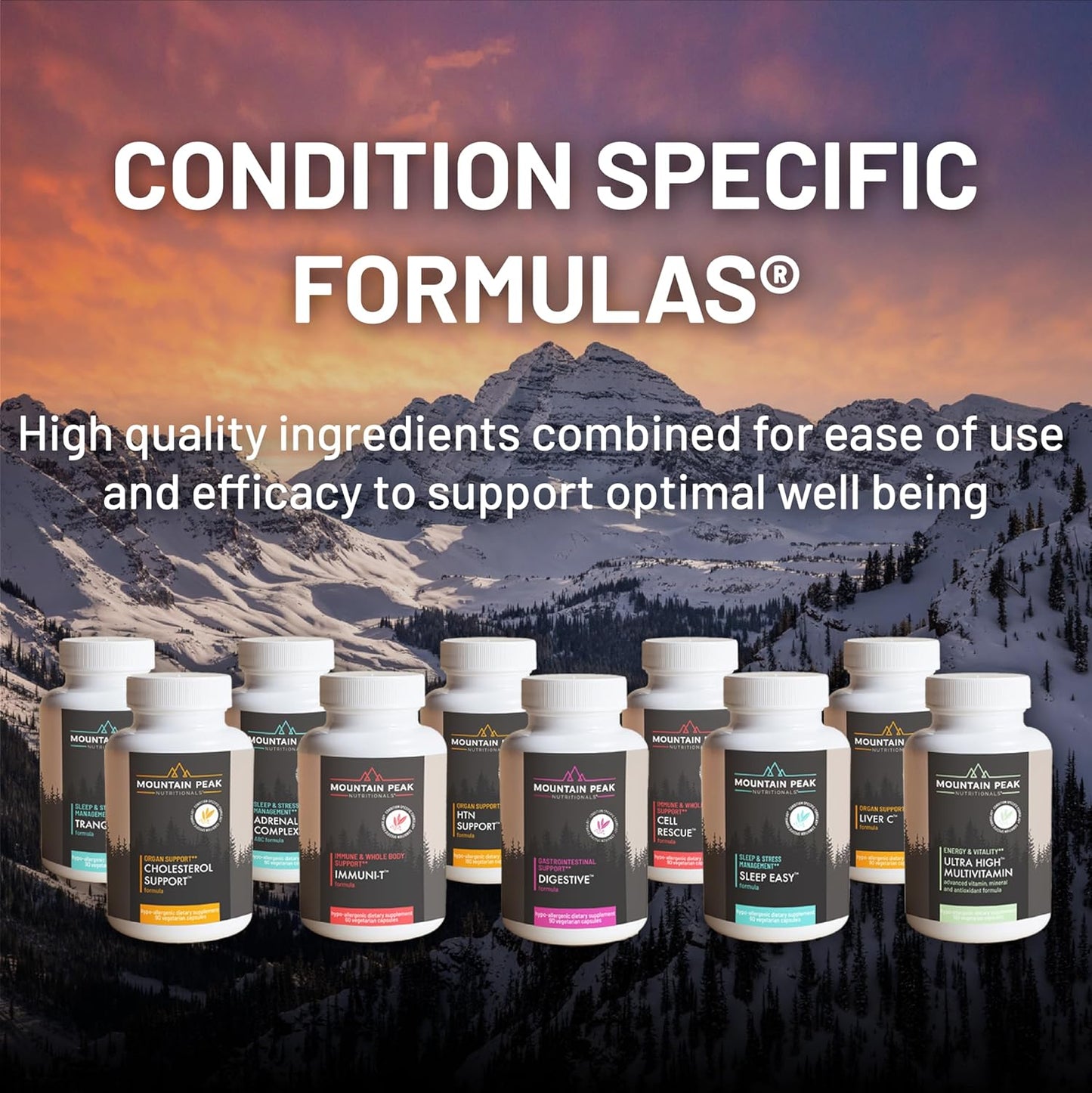 Acid Assist Formula by Mountain Peak Nutritionals - Gastrointestinal Support Supplement for Heartburn & Stomach Acid Relief - Hypoallergenic Dietary Supplement (90 Capsules)
