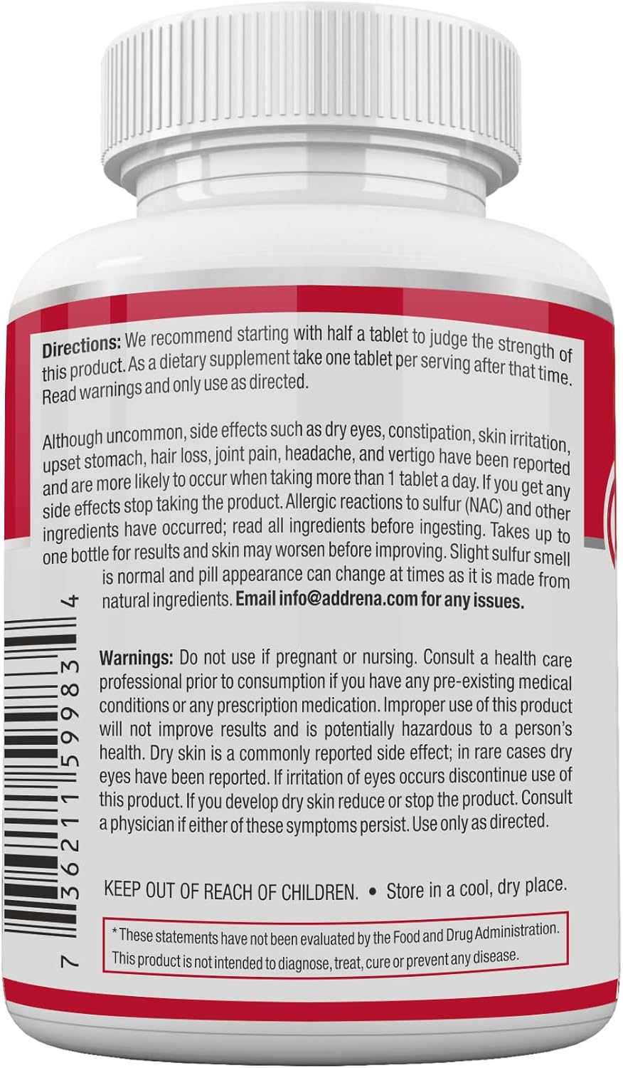 Acnetame 3 Pack: Hormonal Pimple Tablets for Acne Treatment - Vitamin Supplements to Clear Oily Skin for Women, Men, Teens, and Adults