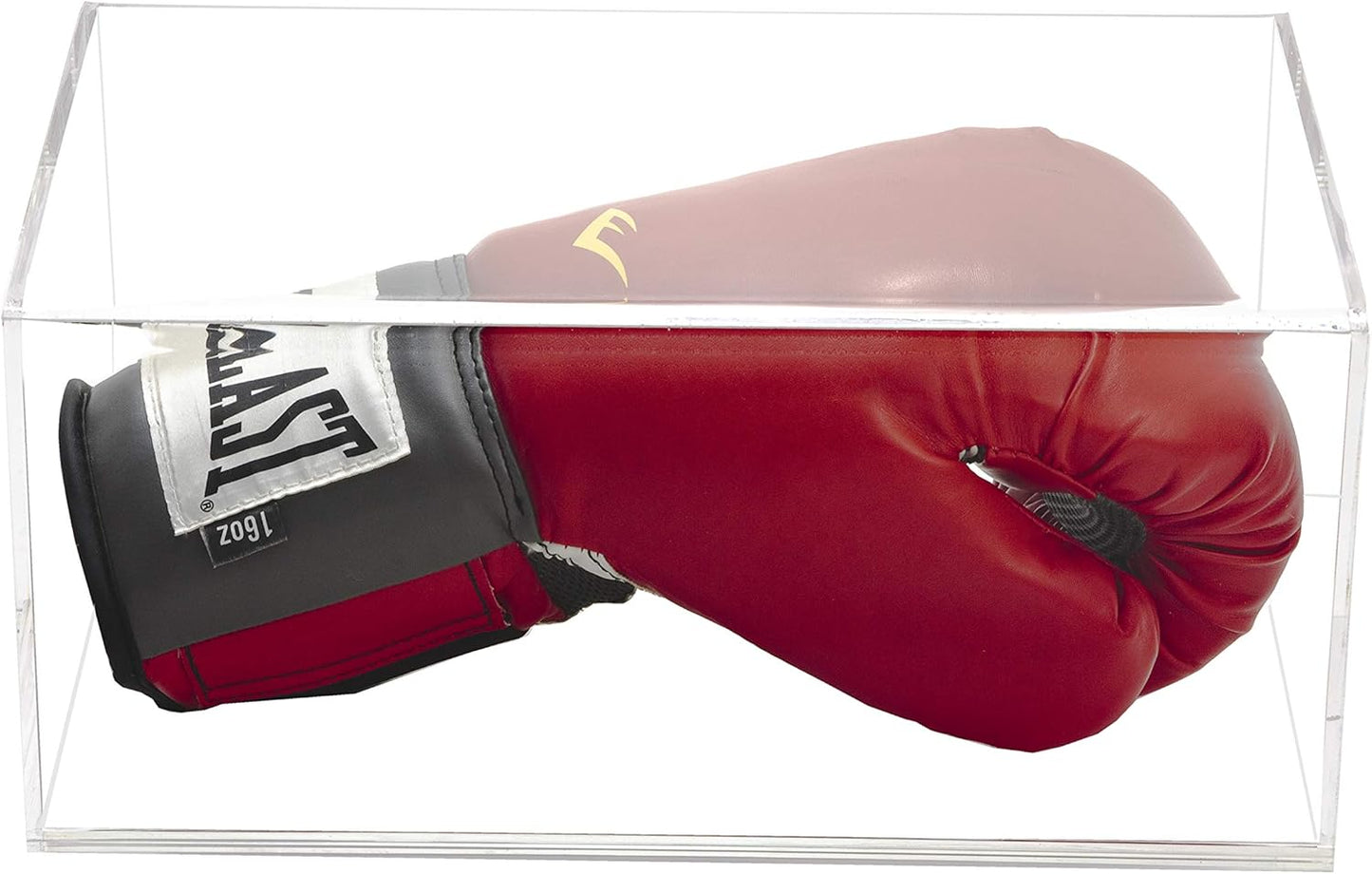Acrylic Full Size Boxing Glove Display Case with Improved Visibility and Protection