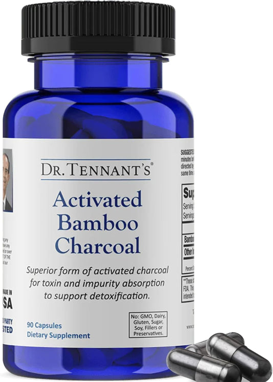 Activated Bamboo Charcoal for Gentle Detox and Digestive Health, Coconut-Free and Travel-Friendly