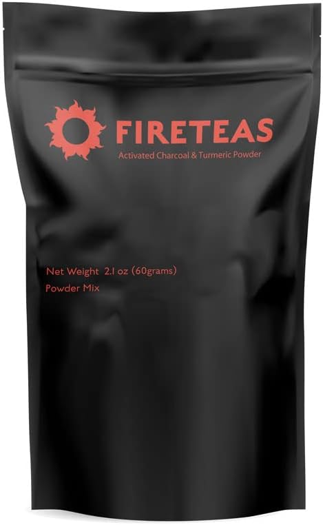 Activated Charcoal & Turmeric FIRE TEAS: Detoxifying Tea Blend